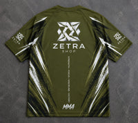 Zetra Elite Performance Rash Guard – Olive Green Edition