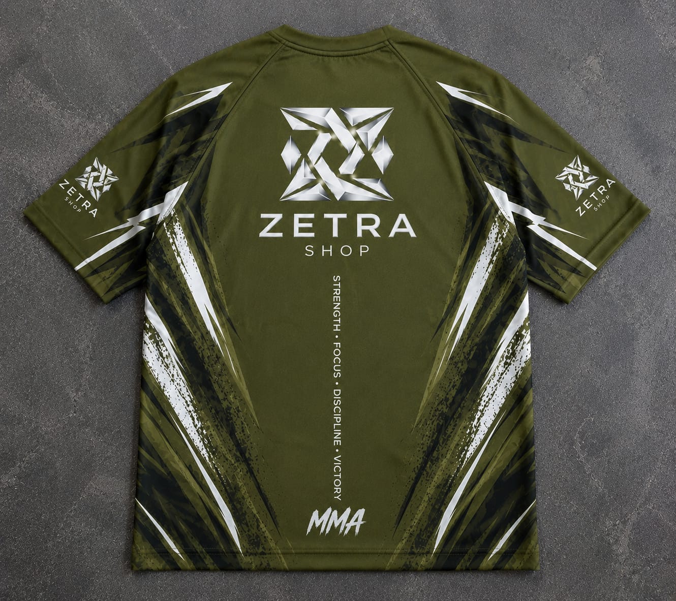 Zetra Elite Performance Rash Guard – Olive Green Edition