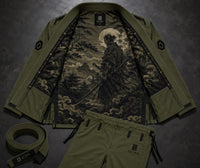 Zetra Shadow Warrior BJJ Gi – Premium Olive Edition