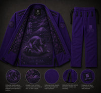 Zetra Royal Shadow BJJ Gi – Premium Purple Edition