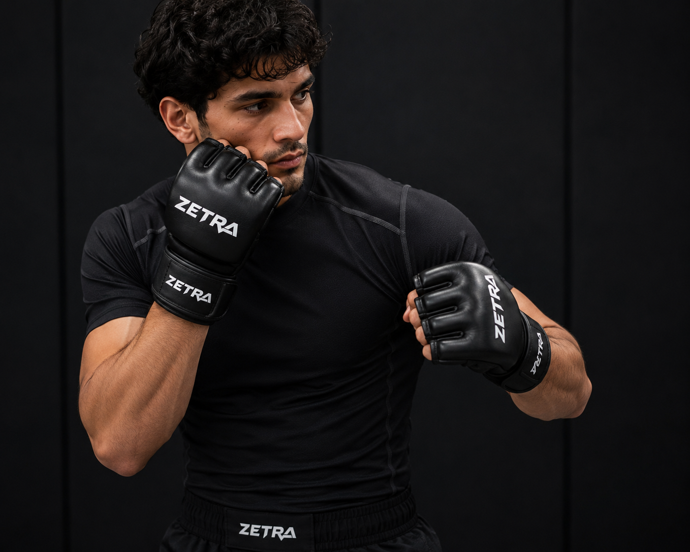 ZETRA Pro MMA Gloves – Blue Edition