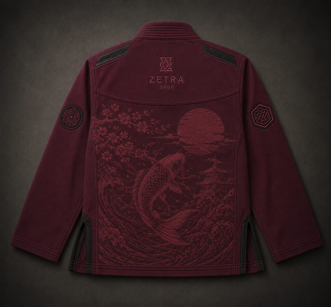 Zetra Crimson Dragon BJJ Gi – Premium Red Edition