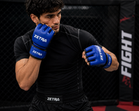 ZETRA Pro MMA Gloves – Blue Edition