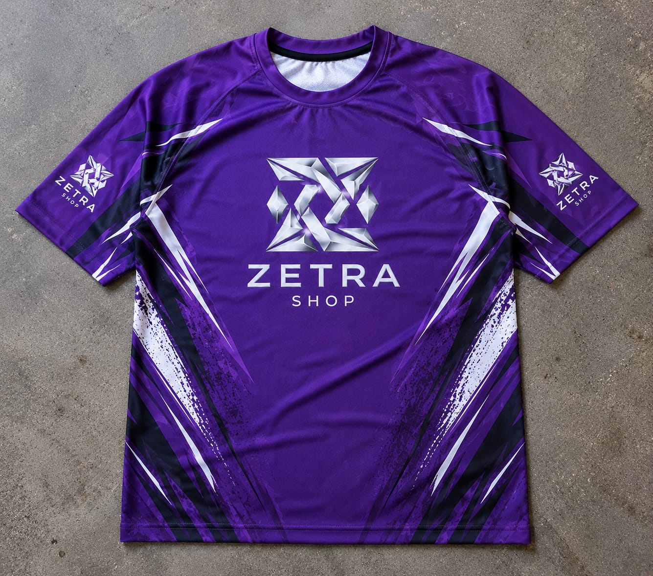 Zetra Elite Performance Rash Guard – Purple Edition