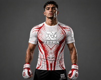 ZETRA MMA Black & Gold Rash Guard