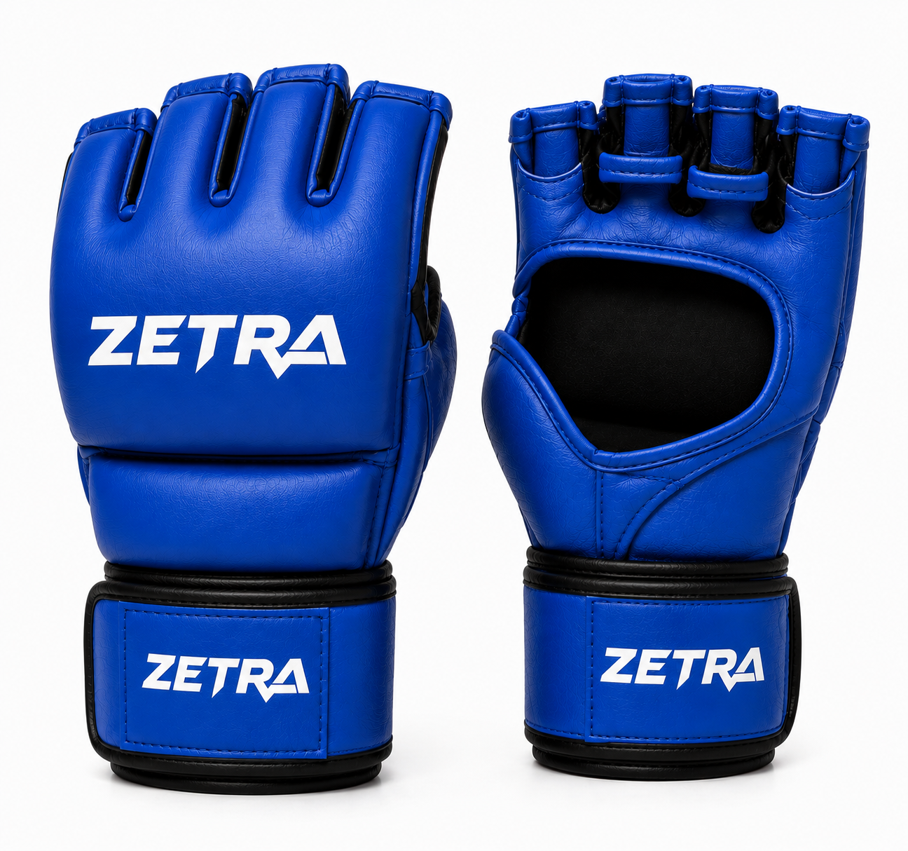 ZETRA Pro MMA Gloves – Blue Edition
