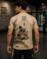Zetra Warrior Spirit Rash Guard – Sand Edition