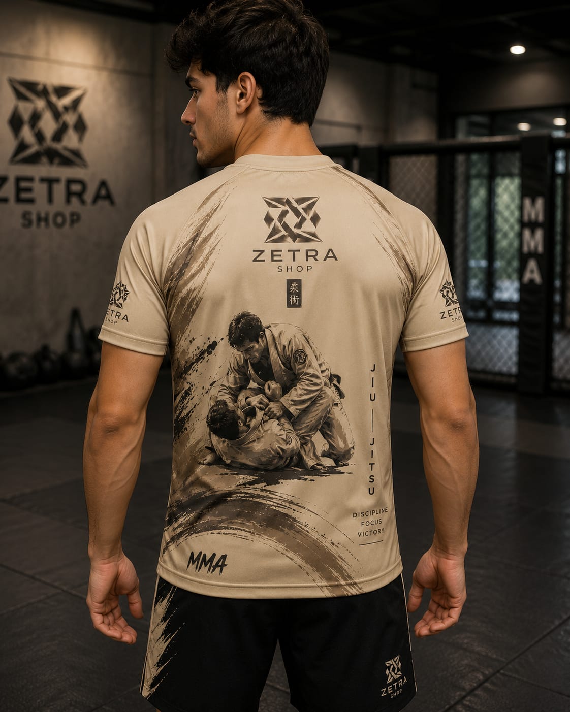 Zetra Warrior Spirit Rash Guard – Sand Edition