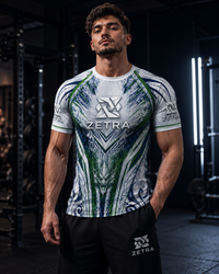 ZETRA MMA Black & Gold Rash Guard