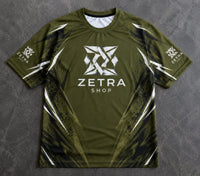 Zetra Elite Performance Rash Guard – Olive Green Edition