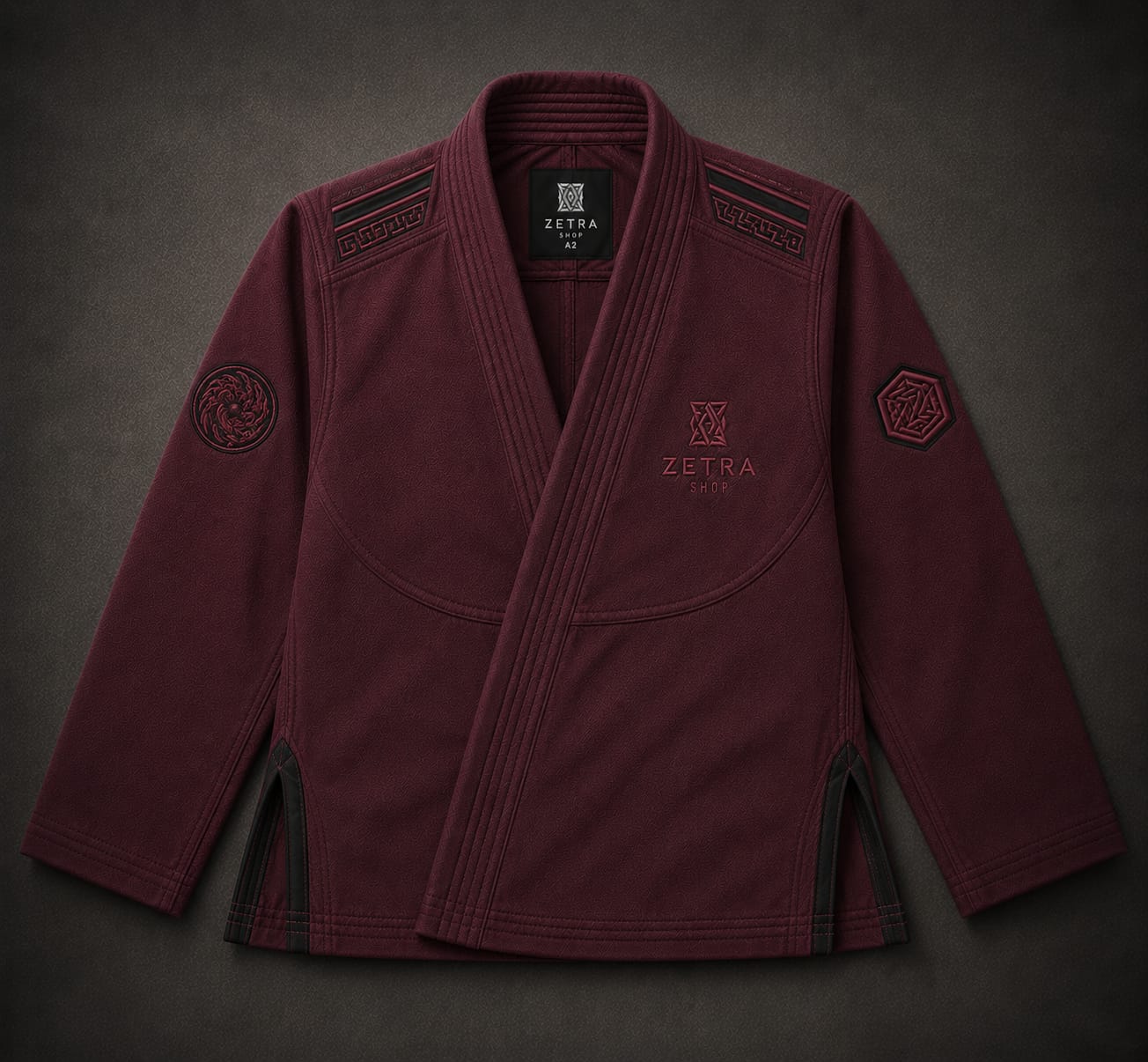 Zetra Crimson Dragon BJJ Gi – Premium Red Edition