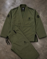 Zetra Shadow Warrior BJJ Gi – Premium Olive Edition