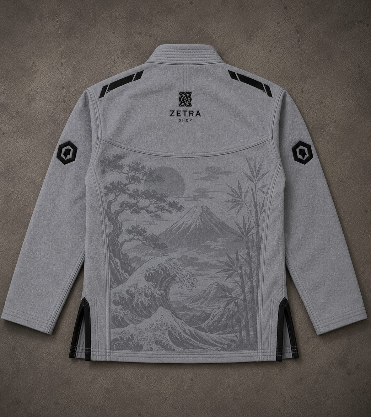 Zetra Fuji Wave BJJ Gi – Premium Grey Edition