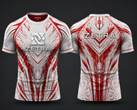 ZETRA MMA Black & Gold Rash Guard