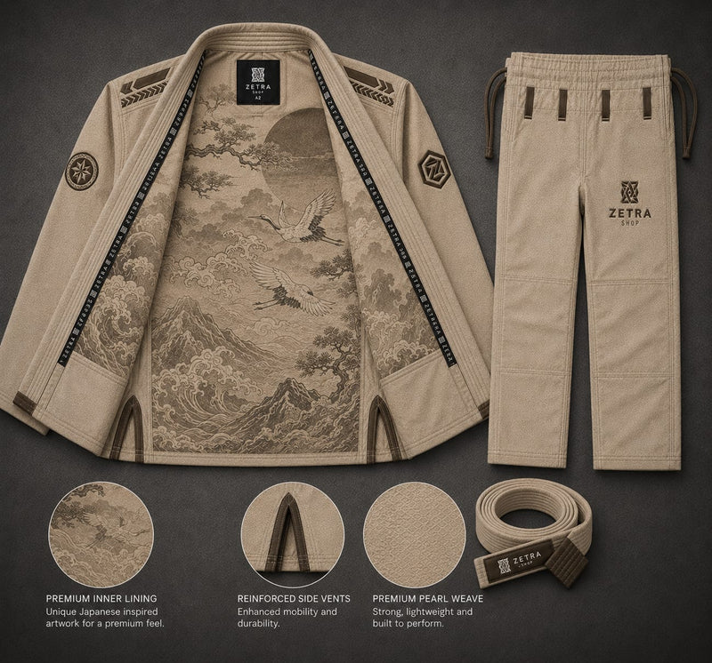 Zetra Desert Crane BJJ Gi – Premium Sand Edition